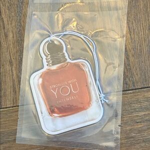 Stronger With You Intensely Scented Car Air Freshener - Pink/Gold